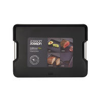 DASKA ZA REZANJE  plastika   - crna, Basics, plastika (41/29/2,5cm) - Joseph Joseph