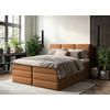BOXSPRINGBETT 180/200 cm  Rostfarben  - Rostfarben/Schwarz, Modern, Holz/Holzwerkstoff (180/200cm) - MID.YOU