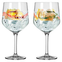GINGLAS 720 ml  - Gelb/Rot, LIFESTYLE, Glas (10,7/21,8/10,7cm) - Ritzenhoff