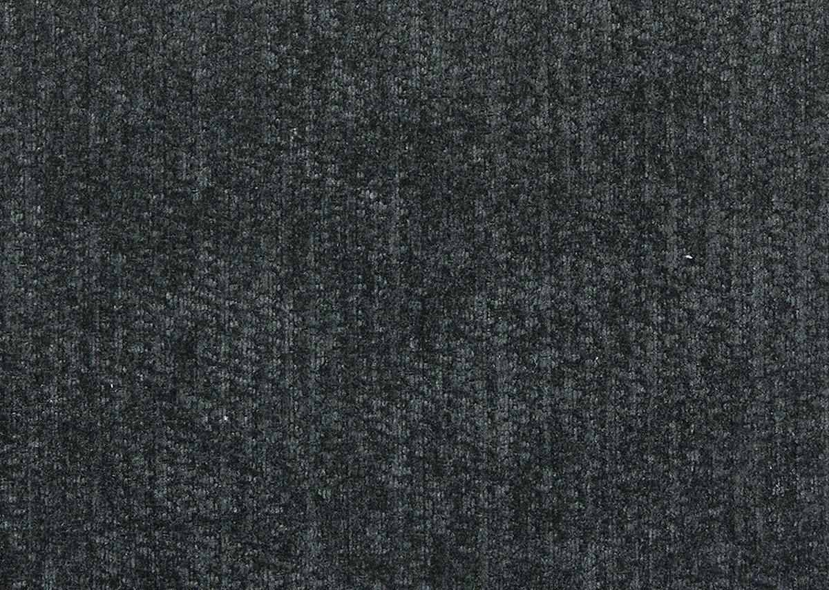 ECKSOFA  Chenille Schwarz  - Schwarz, Modern, Kunststoff/Textil (198/306cm) - Carryhome