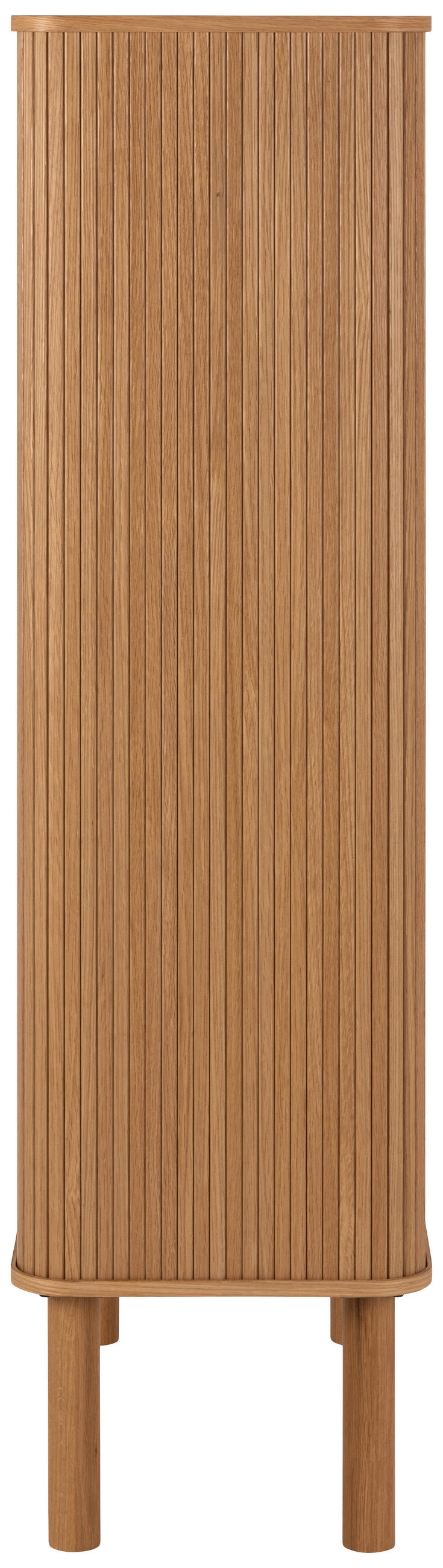 VISOKA KOMODA, barve hrasta  - barve hrasta, Trend, leseni material (80/145/40cm) - MID.YOU