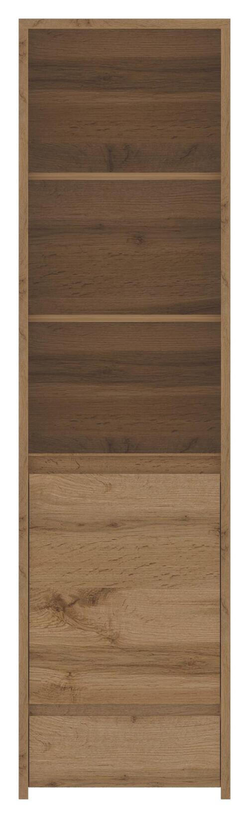 REGÁL, farby dubu, 57/210/40 cm - farby dubu, Basics, kompozitné drevo/plast (57/210/40cm)