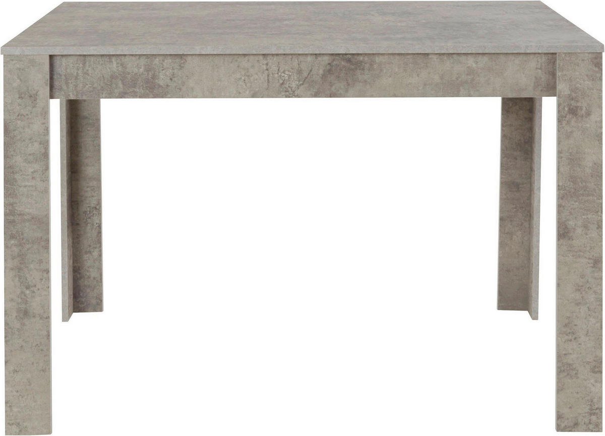 ESSTISCH in Holzwerkstoff 120/75/80 cm  - Grau, Design, Holzwerkstoff (120/75/80cm) - MID.YOU