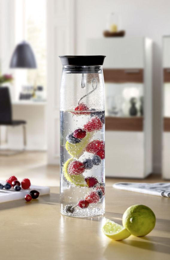 KARAFFE 1 L    - Klar, Glas/Kunststoff (8,5/29/8,5cm) - Leonardo