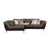WOHNLANDSCHAFT in Textil Braun, Dunkelbraun - Dunkelbraun/Naturfarben, Design, Holz/Textil (175/313cm) - Carryhome WOHNLANDSCHAFT in Textil Braun, Dunkelbraun - Dunkelbraun/Naturfarben, Design, Holz/Textil (175/313cm) - Carryhome