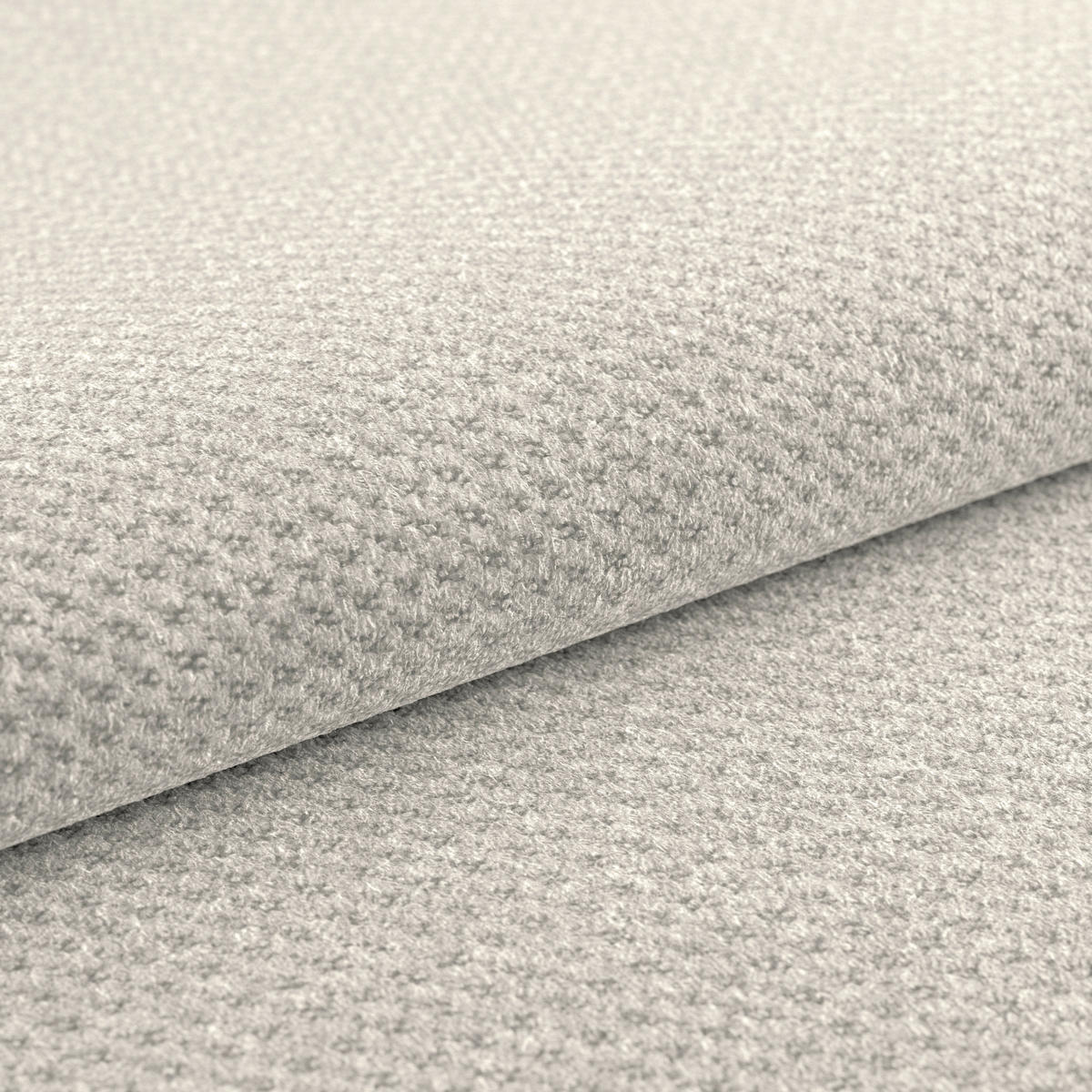 ECKSOFA MENDOZA NEW Creme Chenille, Struktur Zierkissen, Rückenkissen, Bettkasten  - Creme/Schwarz, KONVENTIONELL, Textil (309/197cm) - MID.YOU