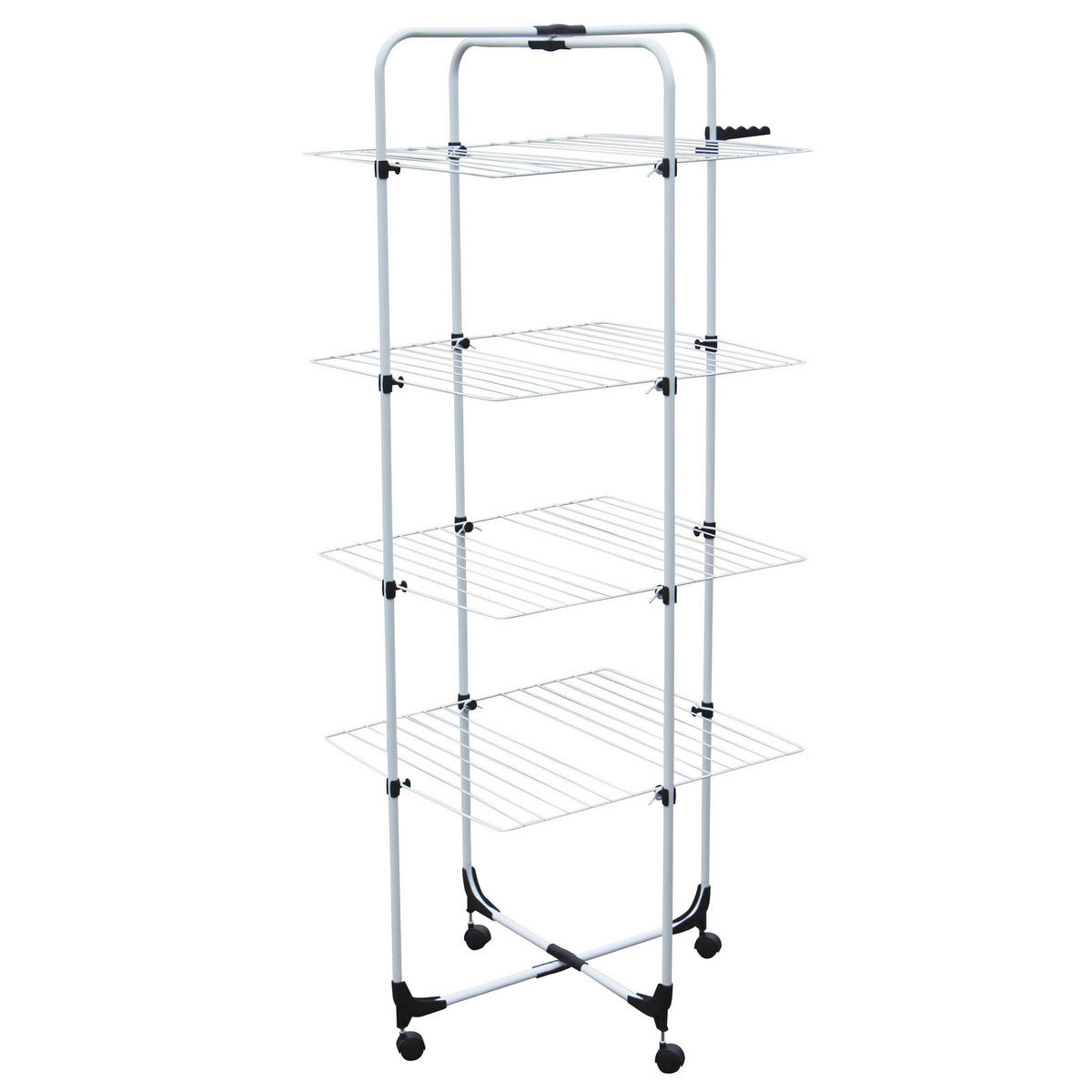 WÄSCHETROCKNER  - Weiss, Basics, Metall (70/176/61cm) - Spirella