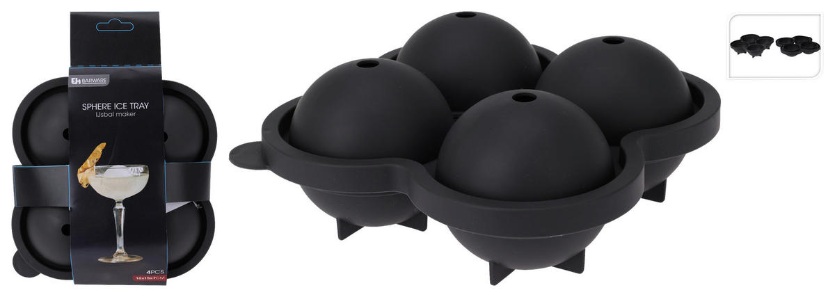 ISFORM - mörkgrå, plast (16/15/7cm)