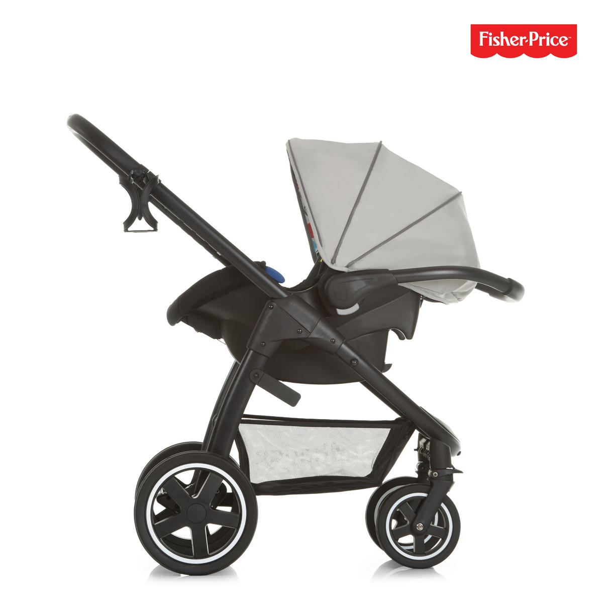 DEČJA KOLICA - SET  2018  - siva/crna, Osnovno, tekstil/metal (96/61/106cm) - Fisher Price