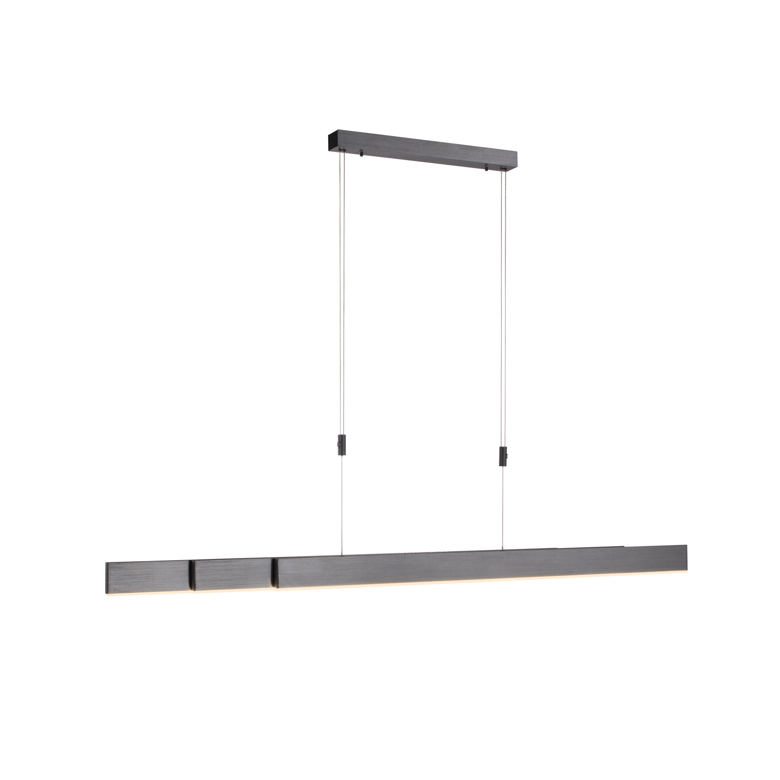 LED-HÄNGELEUCHTE Pure-Moto 120-200/5,5/110-200 cm  - Anthrazit/Grau, LIFESTYLE, Kunststoff/Metall (120-200/5,5/110-200cm) - Neuhaus PURE