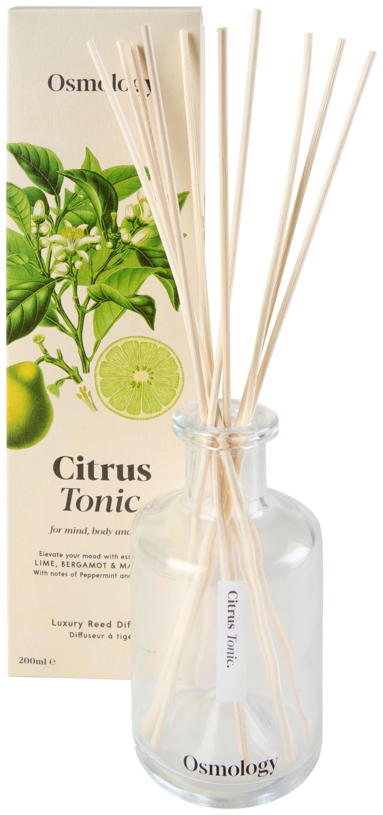 DIFFUSER 200/7.7/27 ml Zitrus  - Klar, Basics, Glas (200/7.7/27ml) - Ambia Home