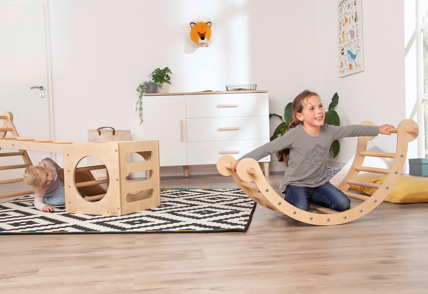 MOTORIKSPIEL - Birkefarben/Buchefarben, Basics, Holz (104/46cm) - Pinolino