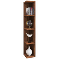 ECKREGAL in 15/97/17 cm Nussbaumfarben  - Nussbaumfarben, Modern, Holzwerkstoff (15/97/17cm) - MID.YOU