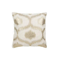 ZIERKISSEN  - Goldfarben/Weiß, Basics, Textil (45/45/12cm)