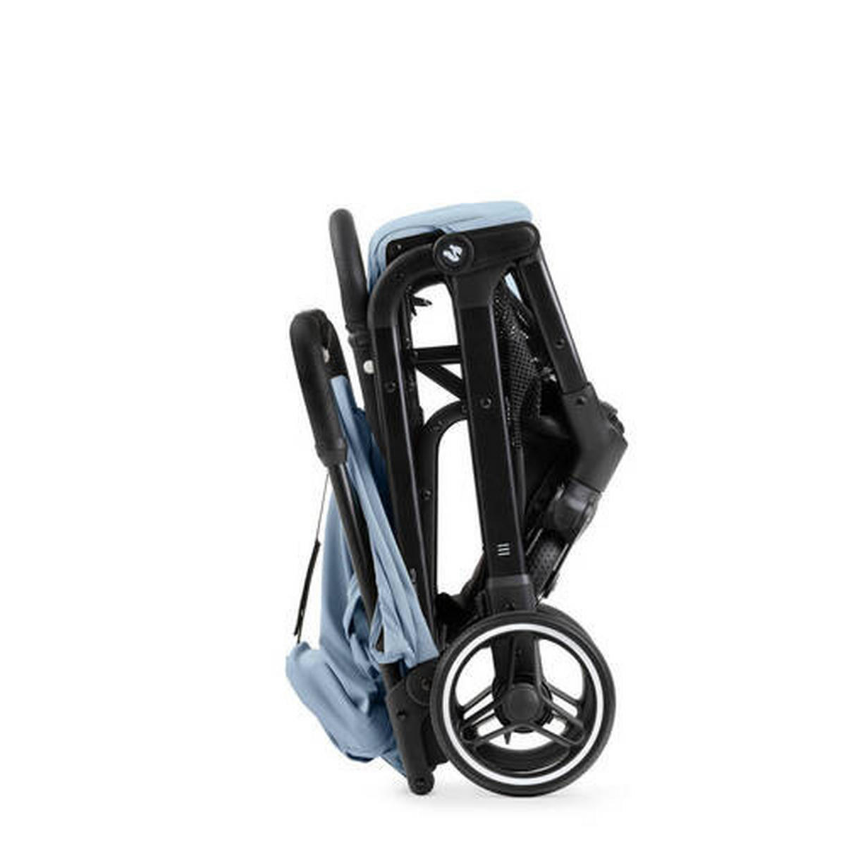 BUGGY TRAVEL N CARE PLUS  - Schwarz/Hellblau, Basics, Metall (81/51,5/105cm) - Hauck