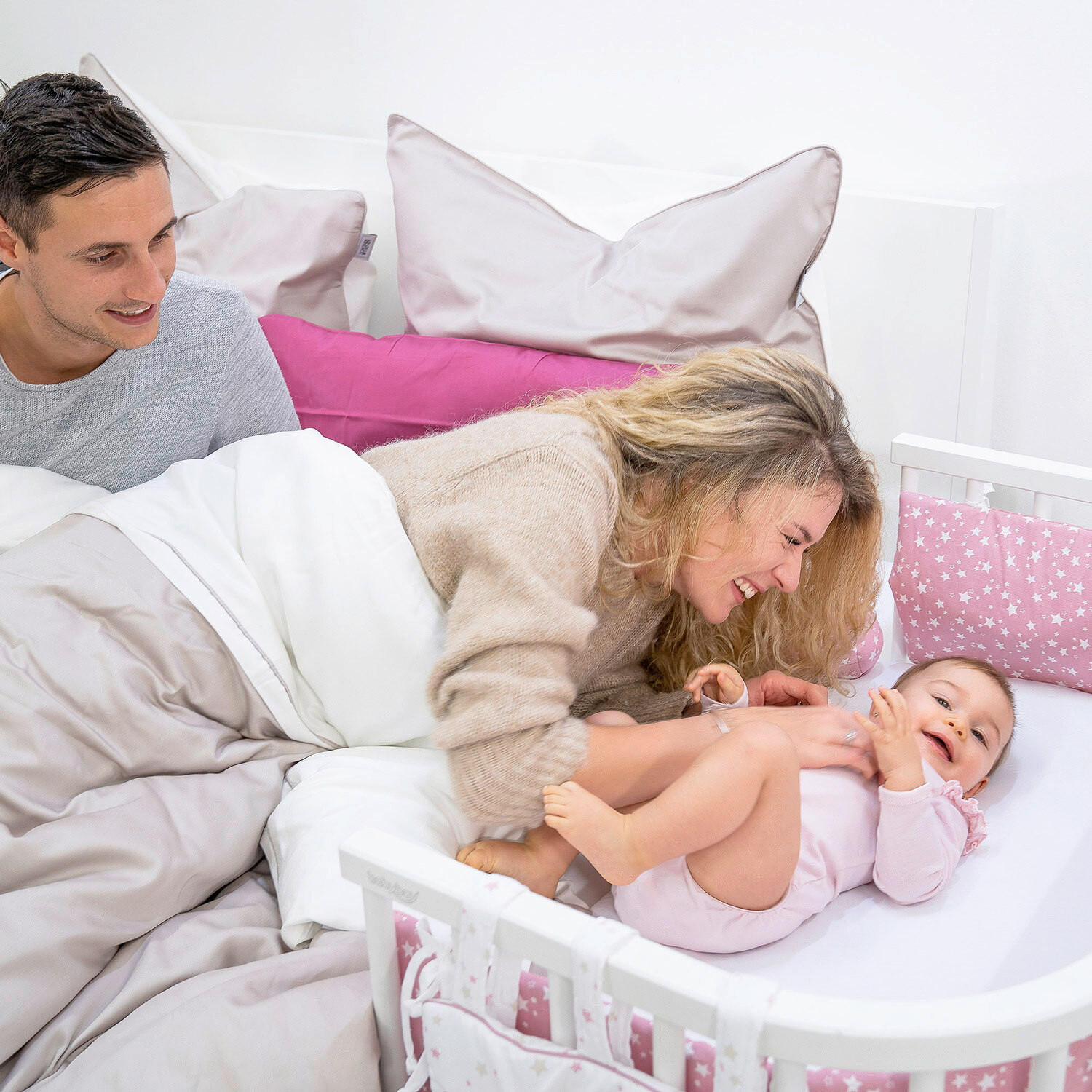 MATRATZENBEZUG - Weiß, Basics, Textil (105/57,5/6cm) - Babybay