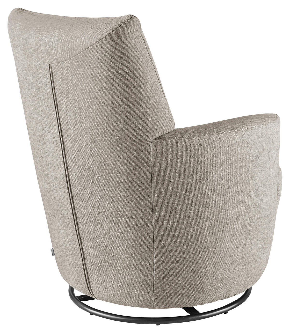 SESSEL Webstoff Beige    - Beige/Schwarz, Design, Textil/Metall (80/96/88cm) - SetOne by Musterring