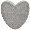 HOCKER Vliesstoff, Bouclé Grau  - Grau, Trend, Textil (41/44/41cm) - Xora