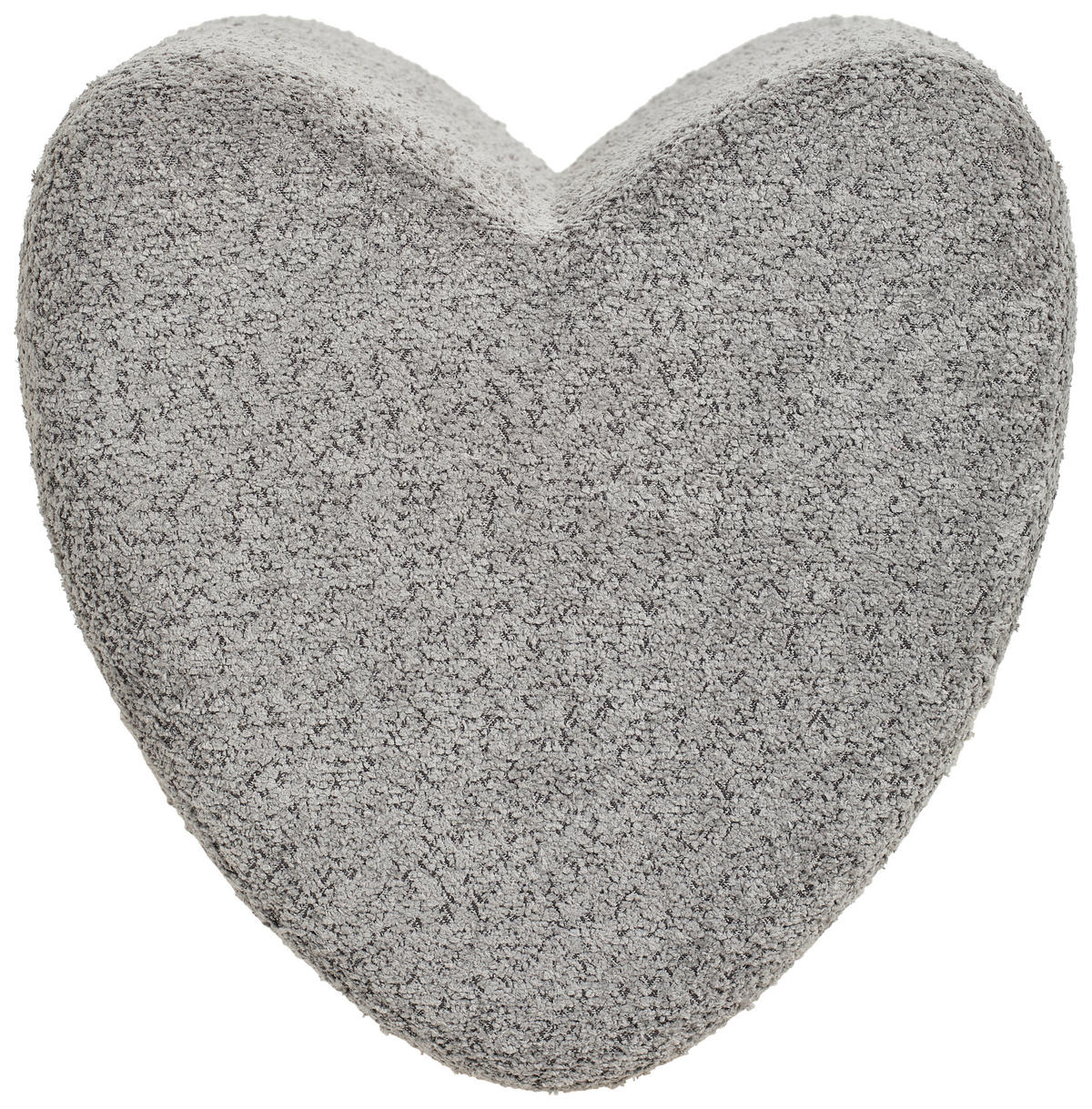 HOCKER Vliesstoff, Bouclé Grau  - Grau, Trend, Textil (41/44/41cm) - Xora