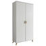 DREHTÜRENSCHRANK in Weiß - Eschefarben/Weiß, Design, Holz/Holzwerkstoff (92/203/53cm) - Carryhome DREHTÜRENSCHRANK in Weiß - Eschefarben/Weiß, Design, Holz/Holzwerkstoff (92/203/53cm) - Carryhome