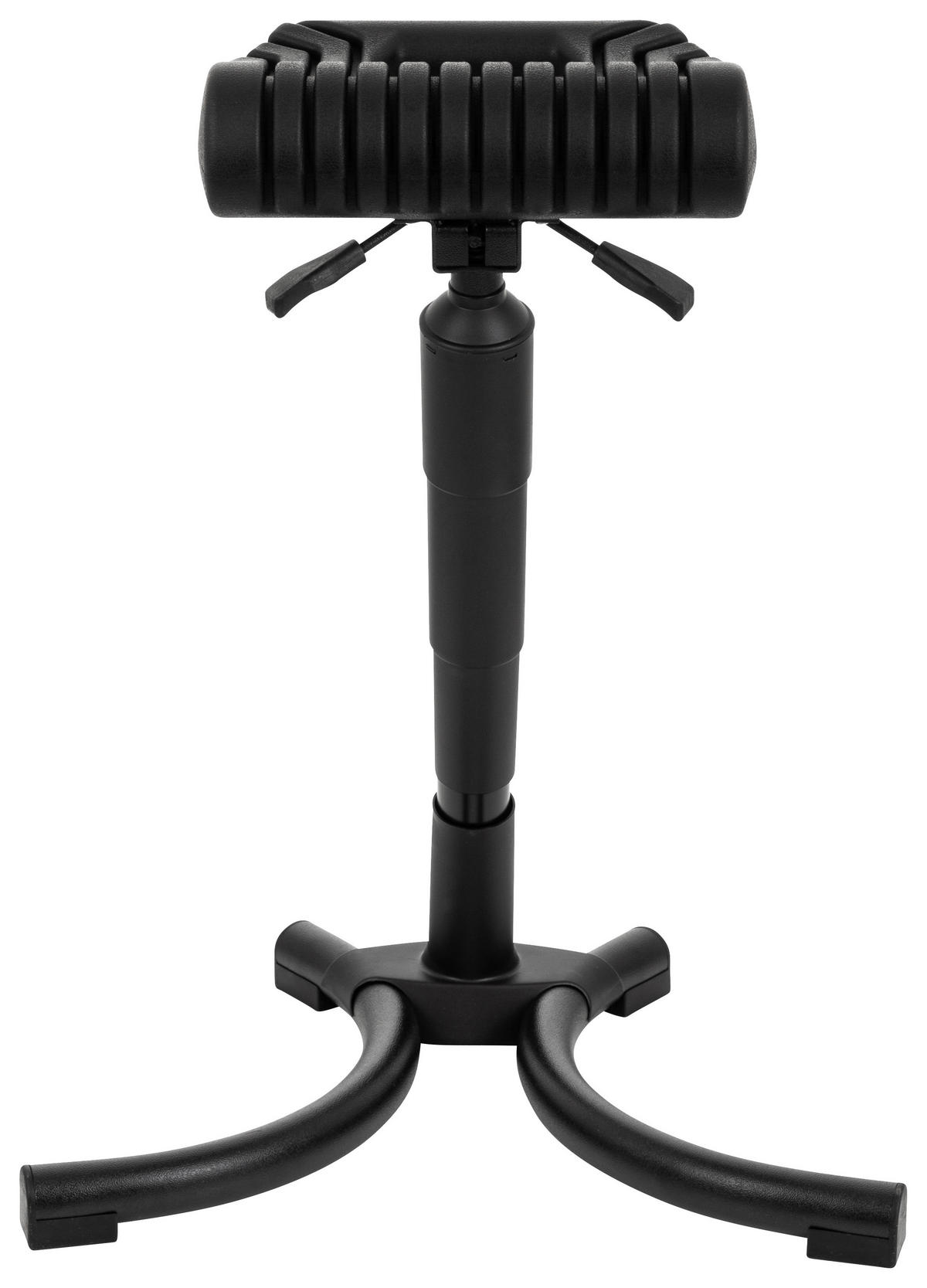 STEHHILFE  Schwarz  - Schwarz, Basics, Kunststoff/Metall (55/65-82/44cm) - MID.YOU
