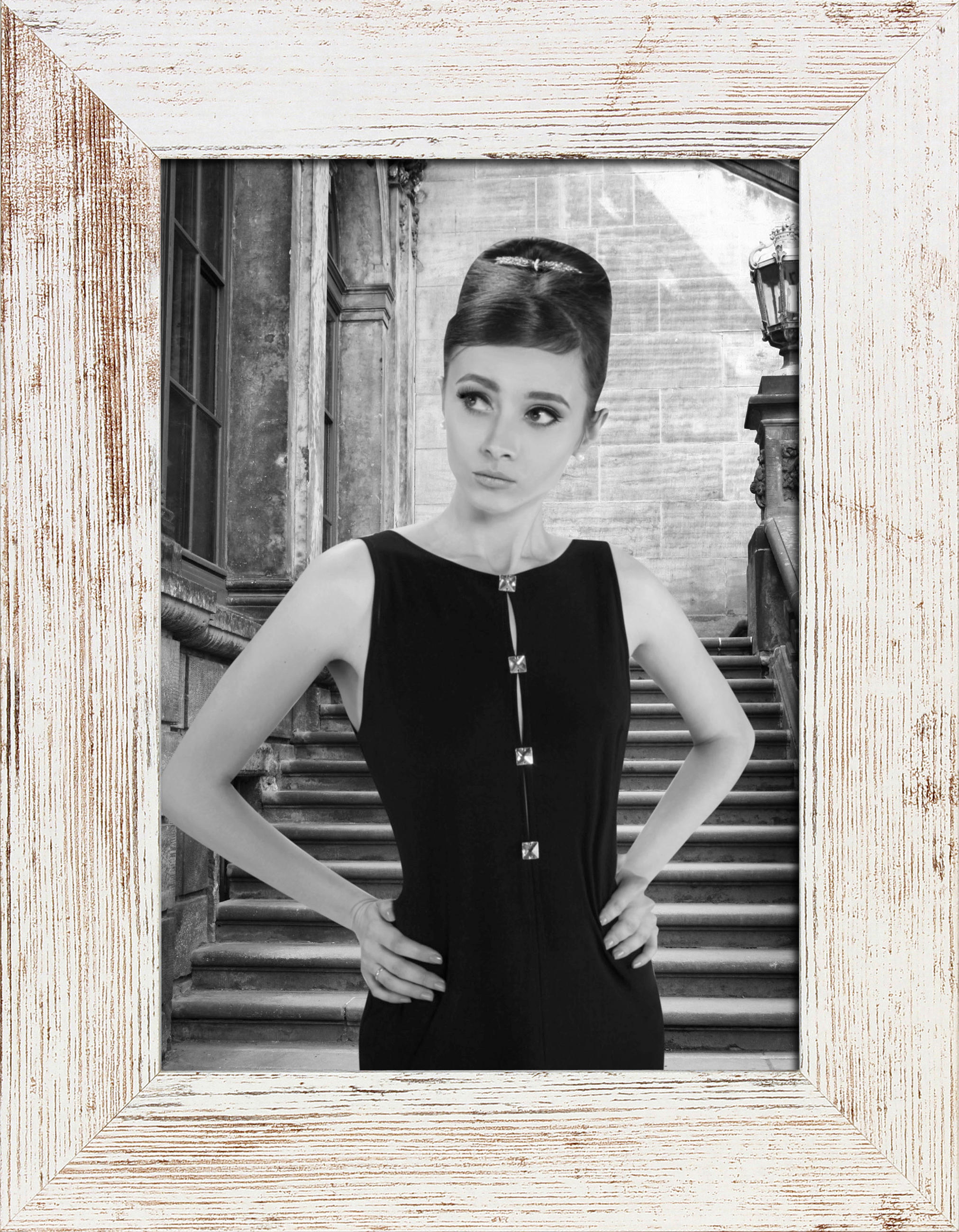 BILDERRAHMEN - Weiß, Basics, Glas/Holz (18/23cm)