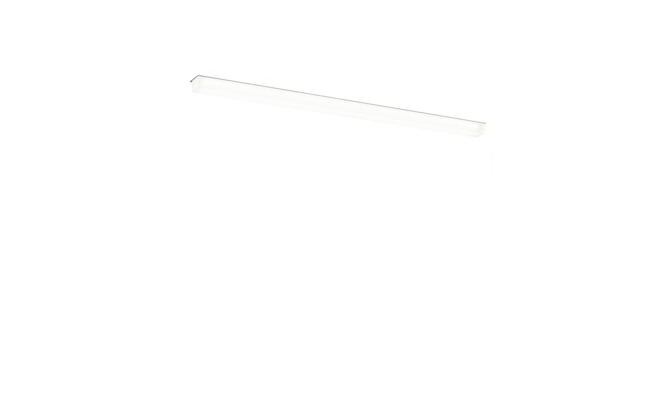SPIEGELLEUCHTE Onta 120/2/4 cm   - Chromfarben, Design, Kunststoff/Metall (120/2/4cm) - Helestra