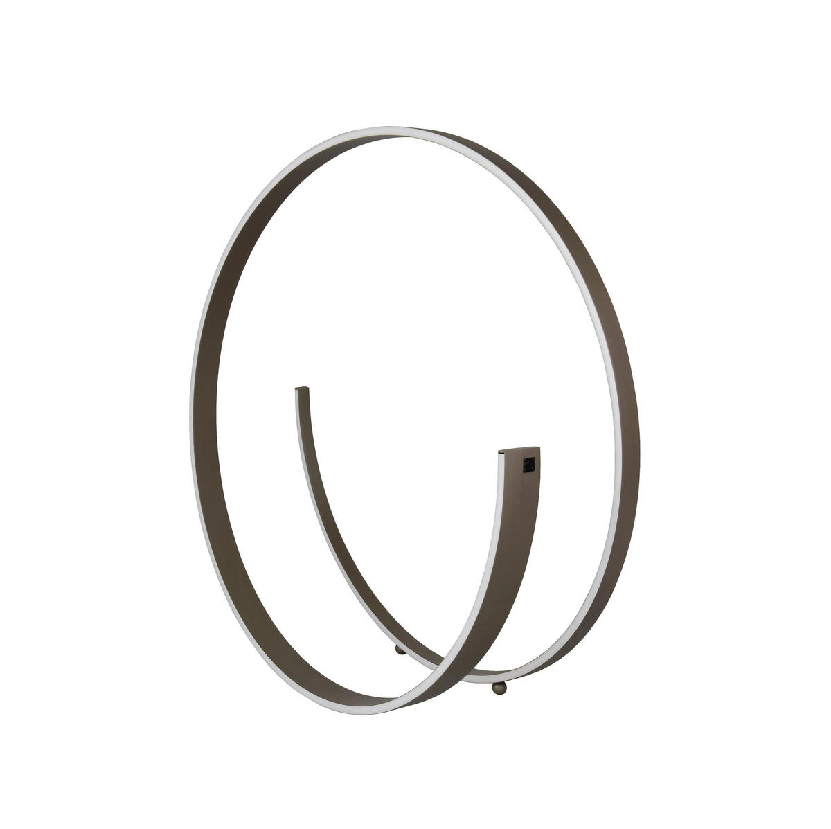 LED-STEHLEUCHTE Cinardi 75 cm  - Braun, Design, Metall (75cm) - Cinque