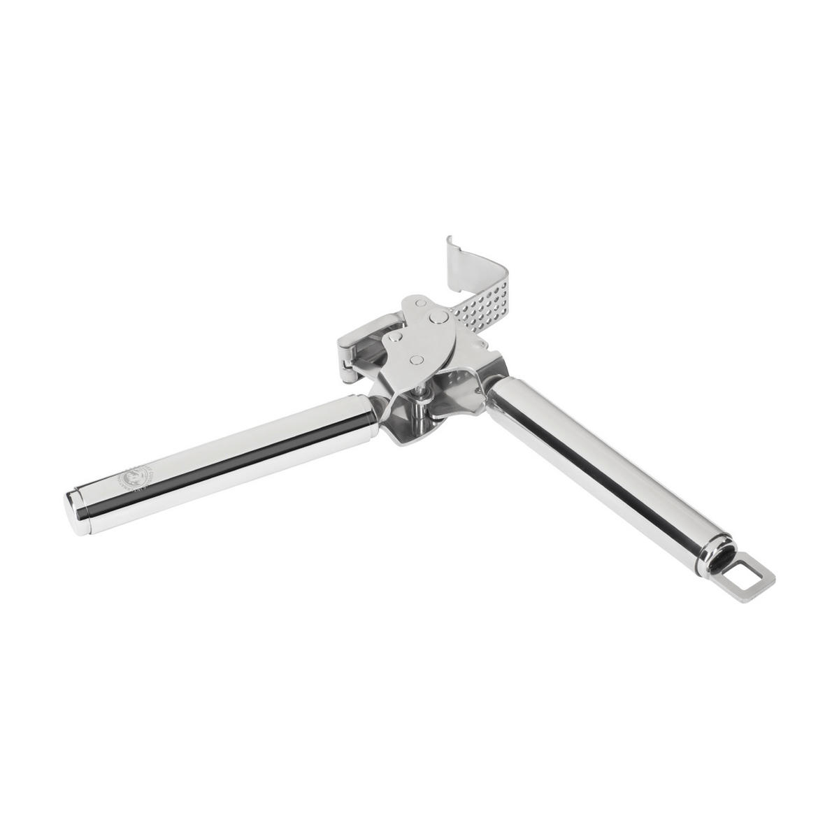 KNOBLAUCHPRESSE  - Edelstahlfarben, Basics, Metall (25.5/8.3/4.5cm) - CHEF CUISINE