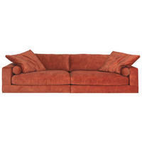 SOFFA i orange  - orange, Klassisk, trä/textil (284/120cm) - Novel