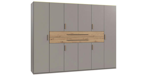 KLEIDERSCHRANK  in Sahara, Eiche Artisan  - Eiche Artisan/Sahara, MODERN, Holzwerkstoff (270/208/65cm) - Carryhome