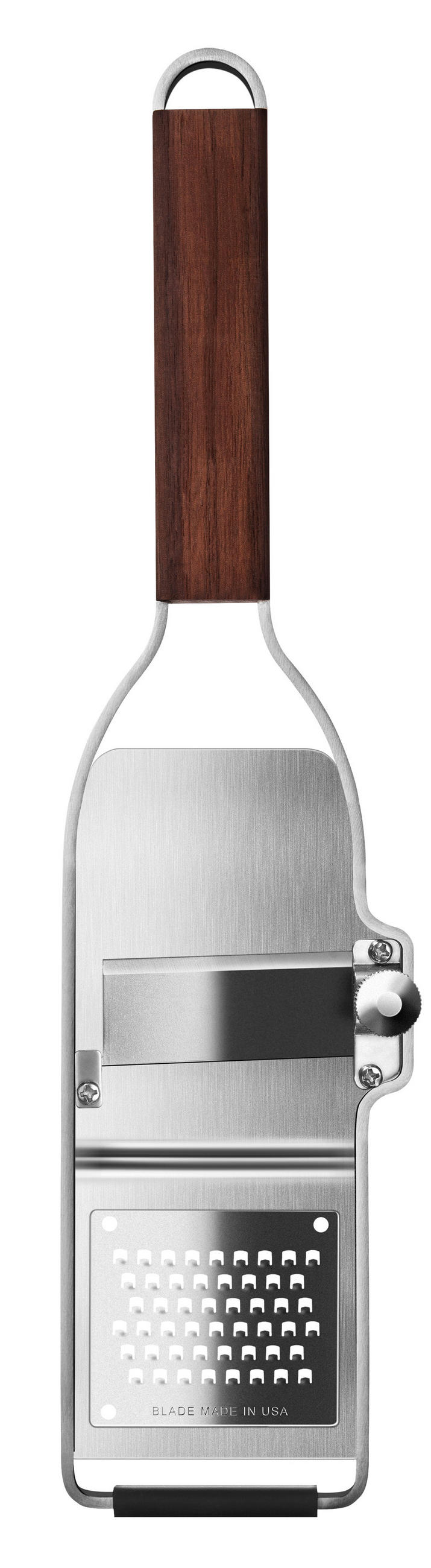 RENDE - boja oraha, Osnovno, drvo/metal (34,5/10/4cm) - MICROPLANE