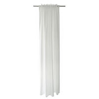 SCHLAUFENVORHANG transparent  - Weiß, Basics, Textil (140/245cm)