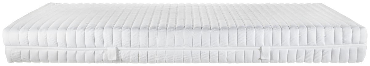 KALTSCHAUMMATRATZE 90/200 cm Höhe ca. 20 cm  - Weiß, Basics, Textil (90/200cm) - Sleeptex