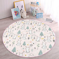 KINDERTEPPICH 120/120 cm Multicolor rund  - Multicolor, Basics, Textil (120/120cm)