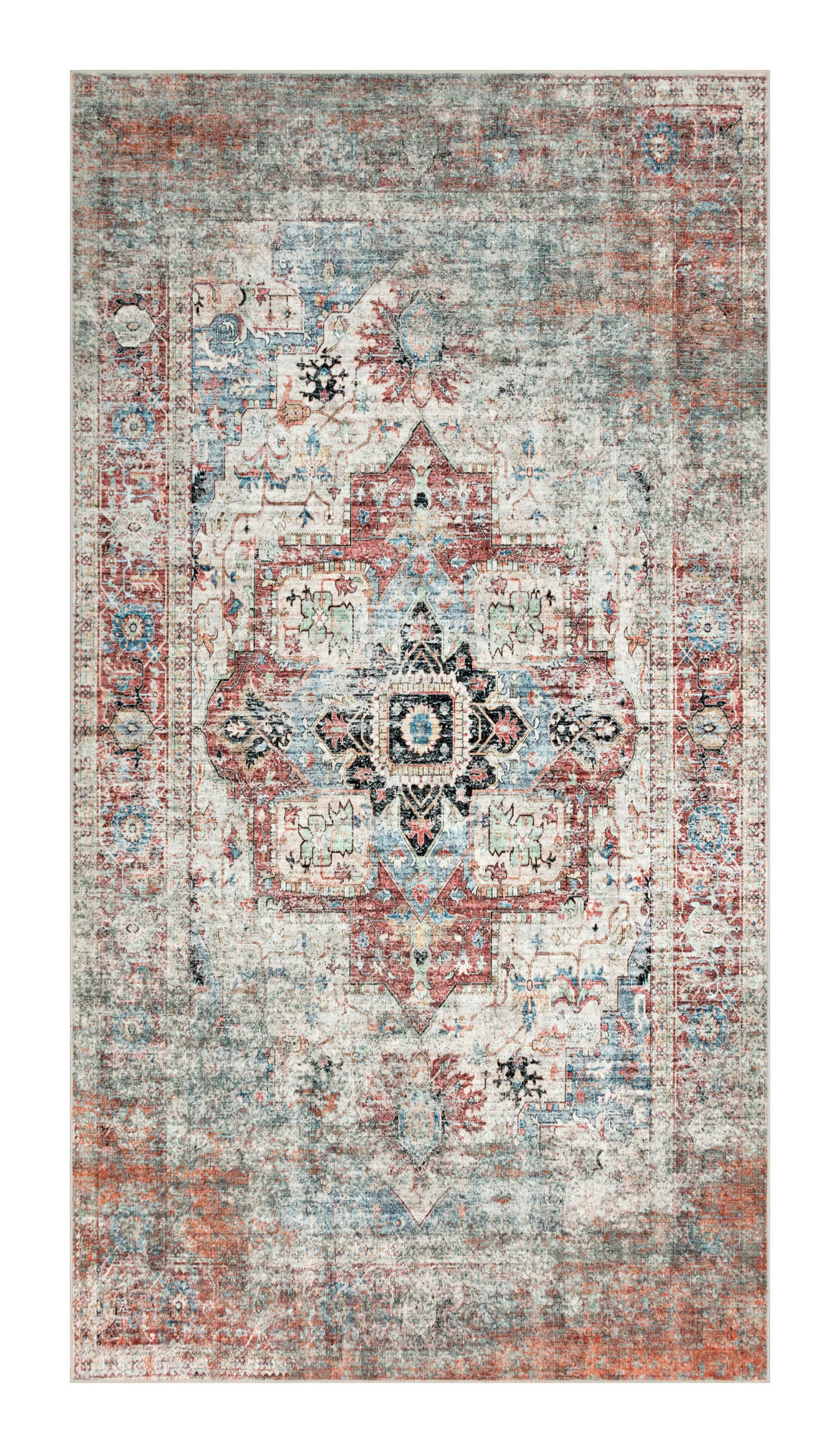 VINTAGE-TEPPICH 80/150 cm  - Rot, Konventionell, Textil (80/150cm) - Novel