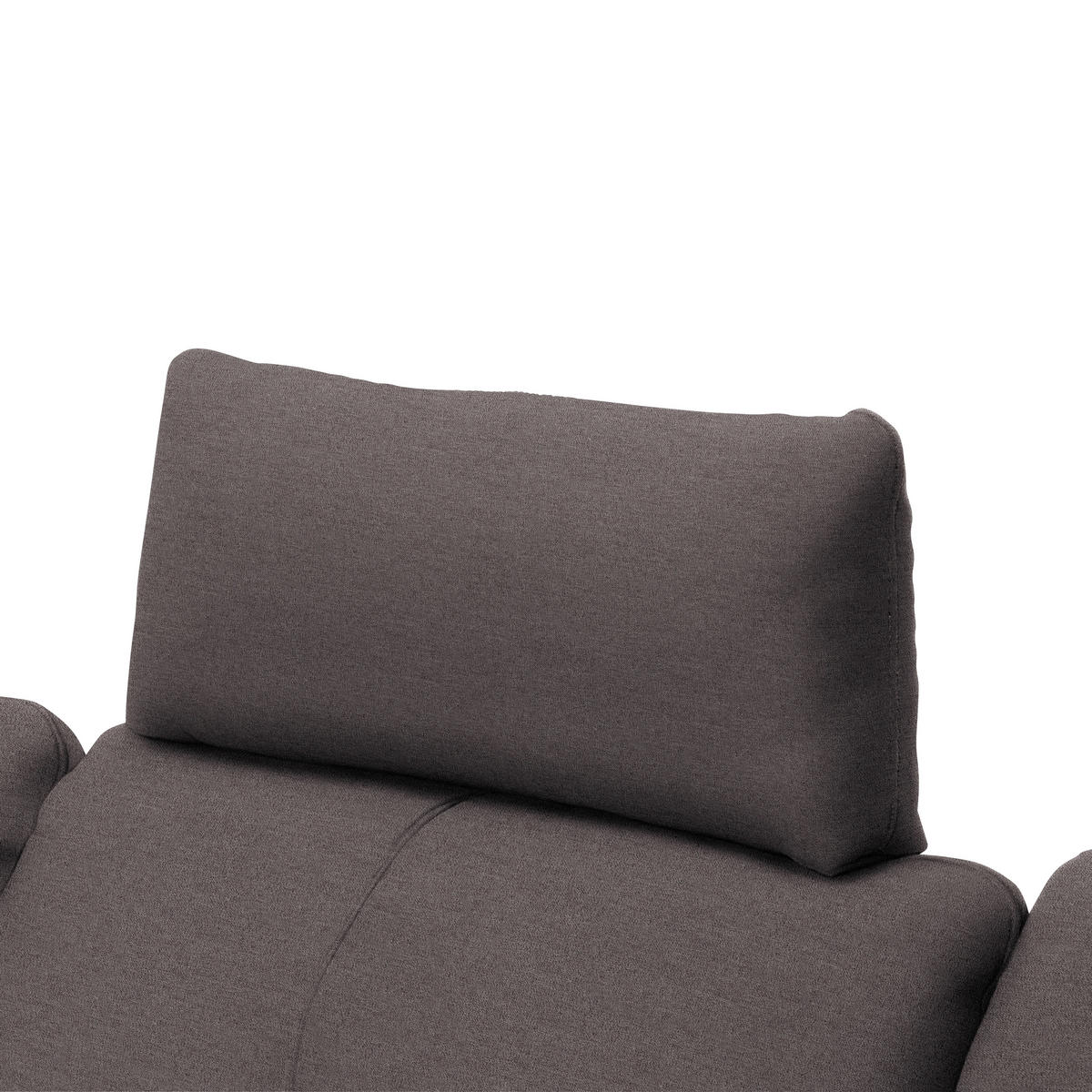 ECKSOFA in Webstoff Graphitfarben  - Schwarz/Graphitfarben, Design, Textil/Metall (179/301cm) - Chilliano