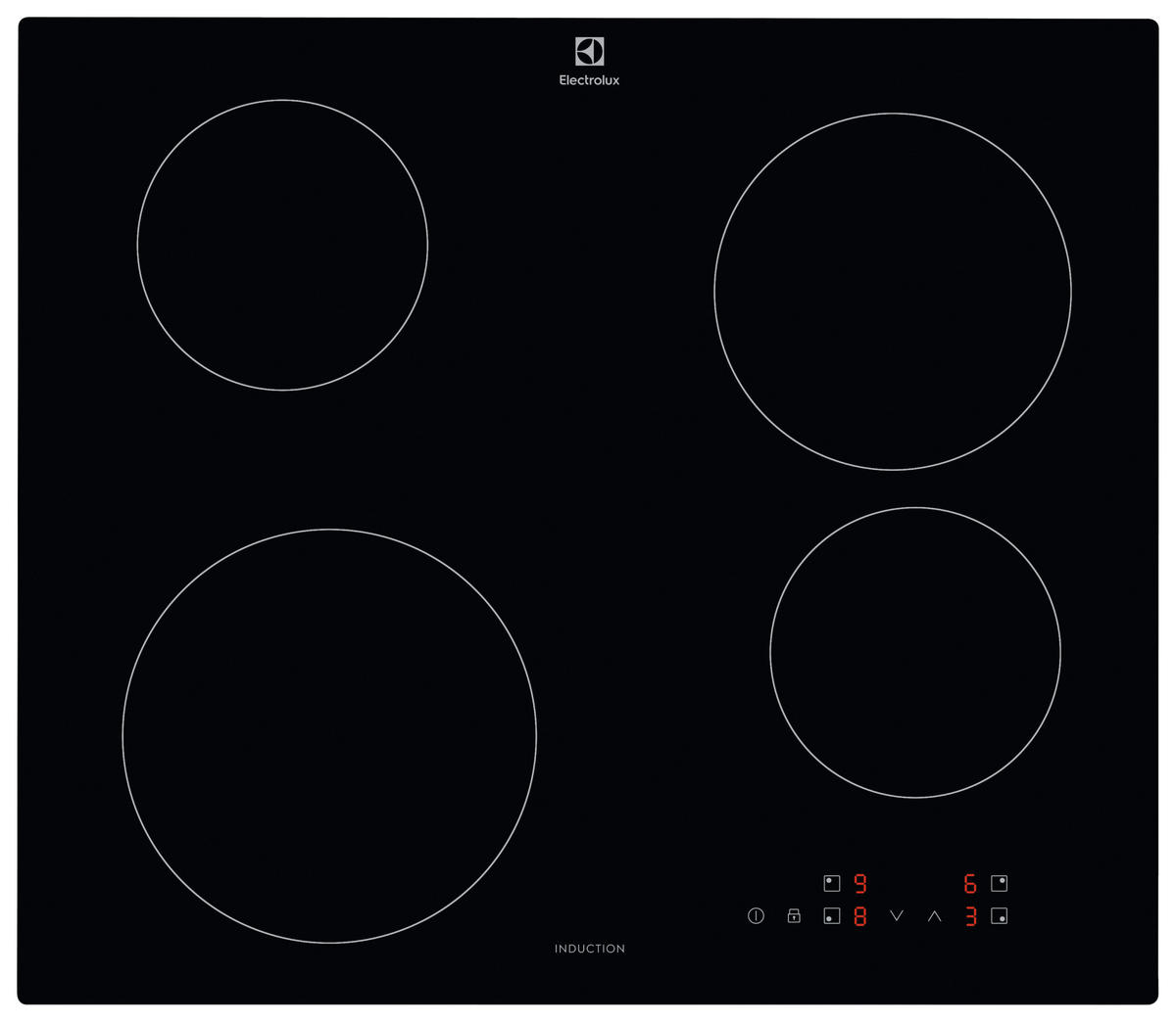 BACKOFENSET ELXB2K  - Schwarz, Basics, Glas/Metall (59,5/59,4/54,8cm) - Electrolux