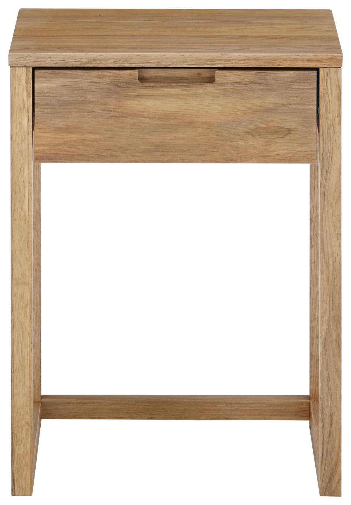 NACHTSCHRANK 45/60/40 cm Eiche massiv  - Eichefarben, Basics, Holz (45/60/40cm)