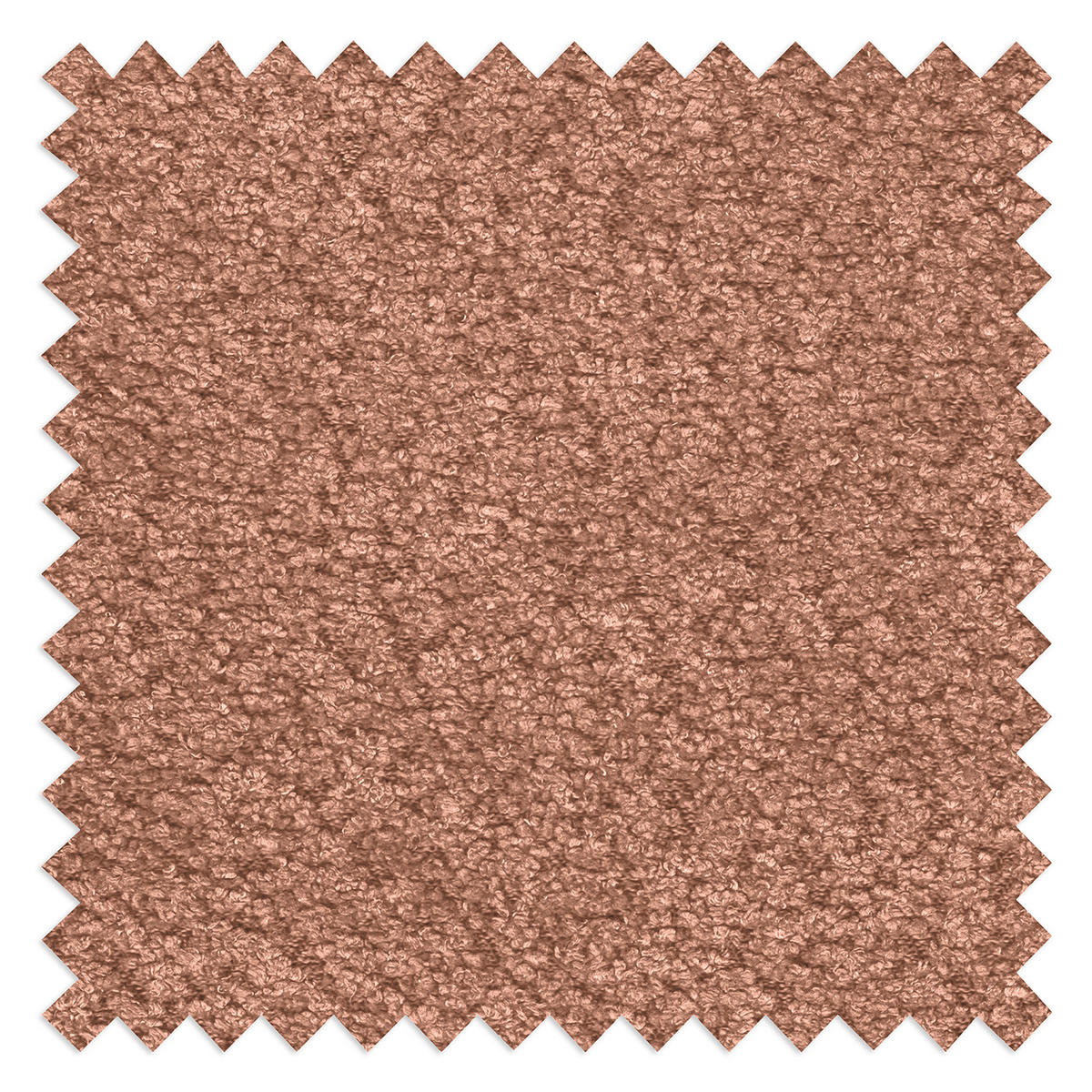 ECKSOFA Luki Hellbraun Bouclé  - Hellbraun/Schwarz, Design, Kunststoff/Textil (233/142cm) - Livetastic