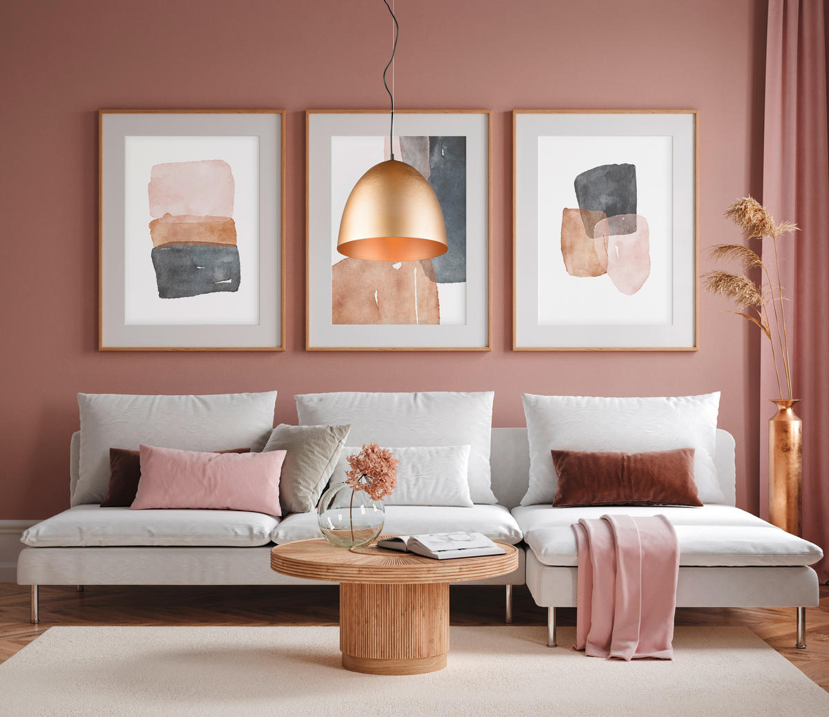 LUSTER  40/150 cm      - boja mesinga, Trendi, metal (40/150cm)