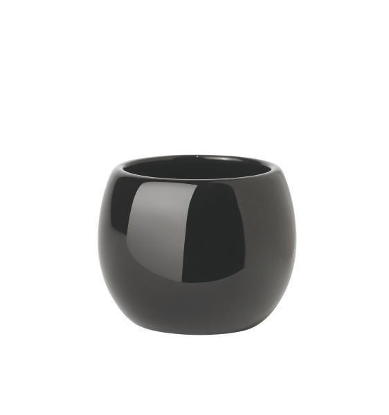 KELÍMEK NA ZUBNÍ KARTÁČEK černá - černá, Basics, keramika (9/7.5cm) - Sadena