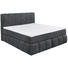 BOXSPRINGBETT 140/200 cm in Anthrazit - Anthrazit/Schwarz, Design, Kunststoff/Textil (140/200cm) - Carryhome BOXSPRINGBETT 140/200 cm in Anthrazit - Anthrazit/Schwarz, Design, Kunststoff/Textil (140/200cm) - Carryhome