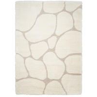 TEPIH VISOKOG FLORA  bela     - bela, Trendi, tekstil (160/230cm) - Novel