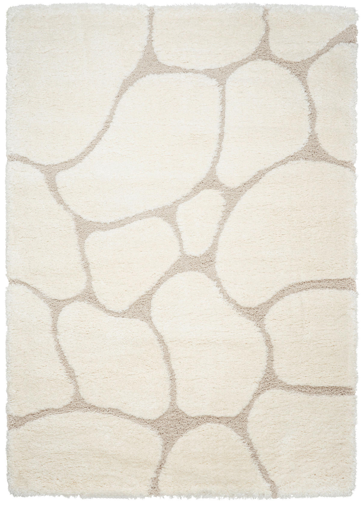 TEPIH VISOKOG FLORA  bela     - bela, Trendi, tekstil (160/230cm) - Novel