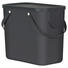 ABFALLSAMMLER 25 L l - Dunkelgrau, Basics, Kunststoff (40/23,5/34cm) - Rotho ABFALLSAMMLER 25 L l - Dunkelgrau, Basics, Kunststoff (40/23,5/34cm) - Rotho