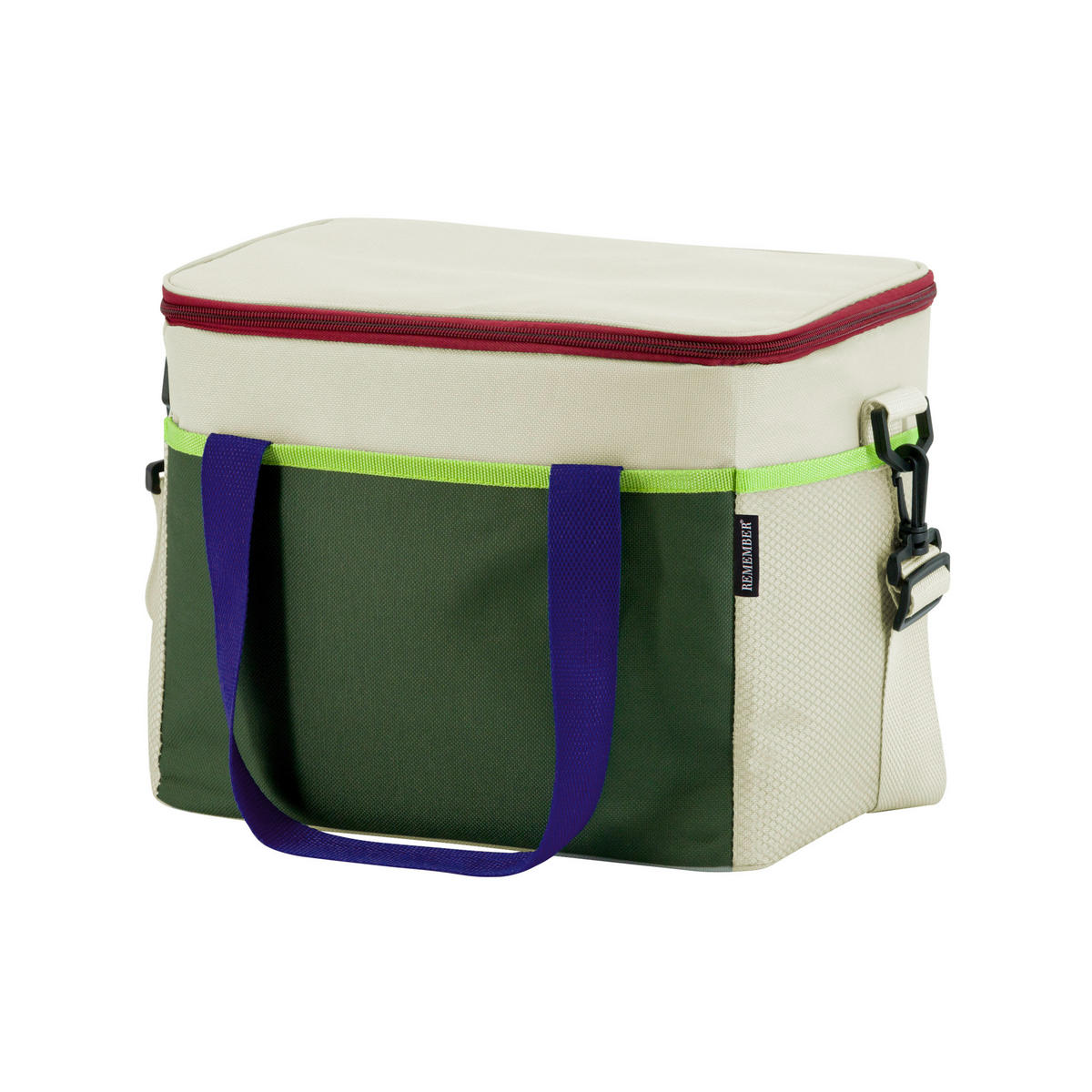 KÜHLTASCHE REMEMBER 16 L  - Khaki/Salbeigrün, Basics, Textil (30/22/25cm)