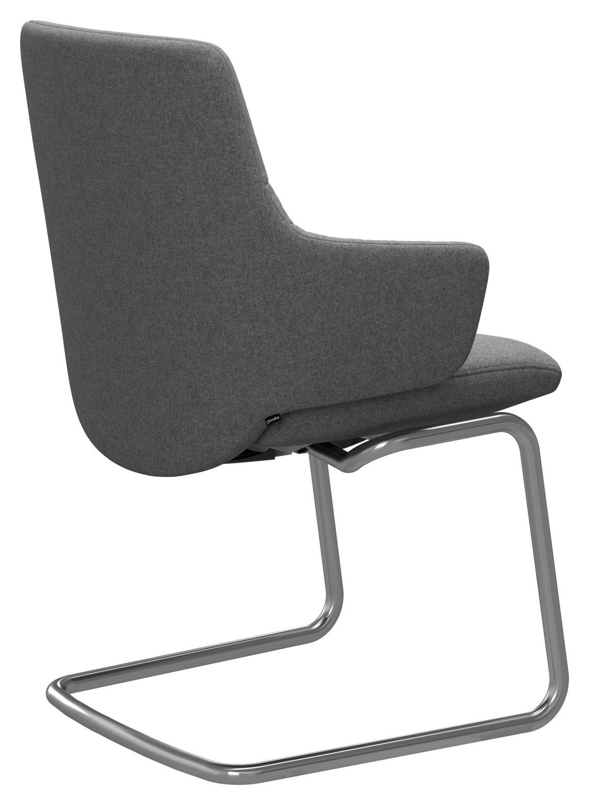 ARMLEHNSTUHL  in Aluminium Flachgewebe  - Chromfarben/Hellgrau, MODERN, Textil/Metall (54/105/63cm) - Stressless