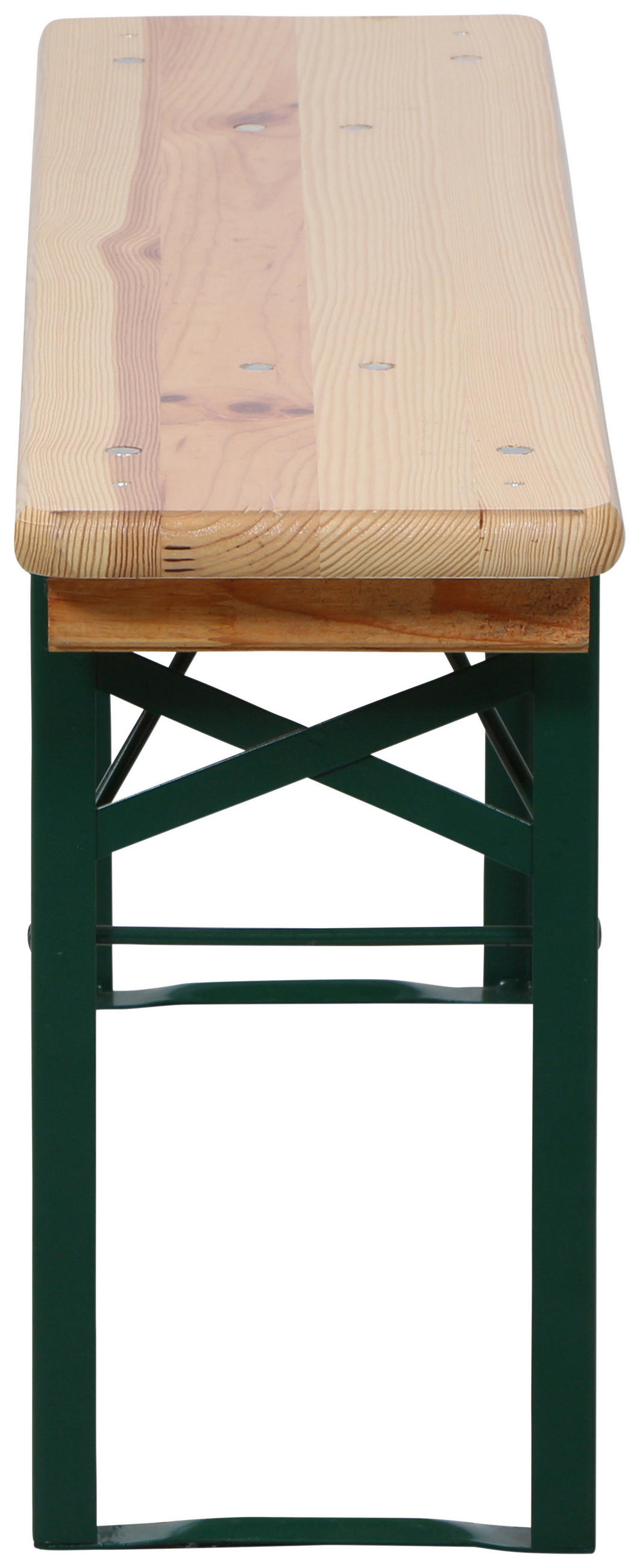 BIERTISCHGARNITUR - Beige/Grün, Basics, Holz/Metall (50/110cm)