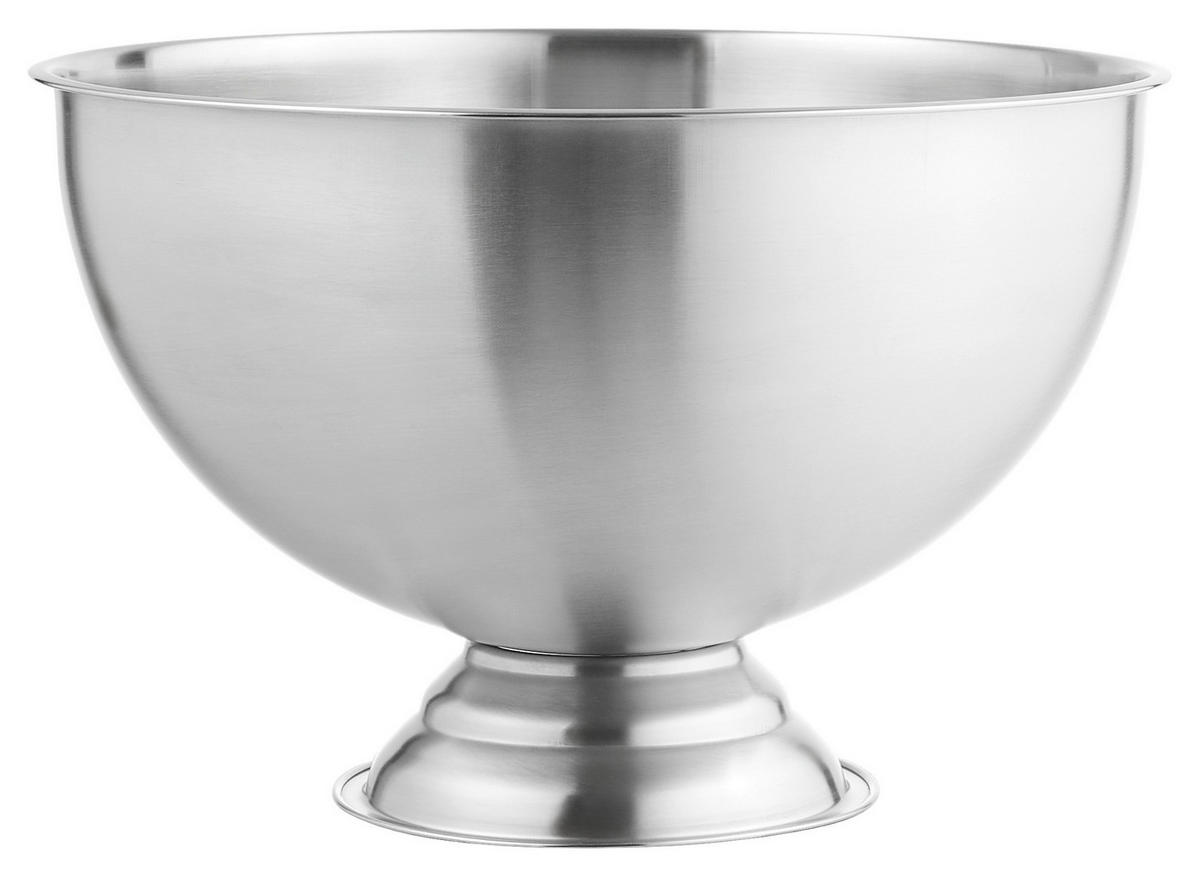 CHAMPAGNERKÜHLER - Edelstahlfarben, Basics, Metall (37,5/24cm) - Novel